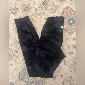 Lululemon Align Leggings Black Camo